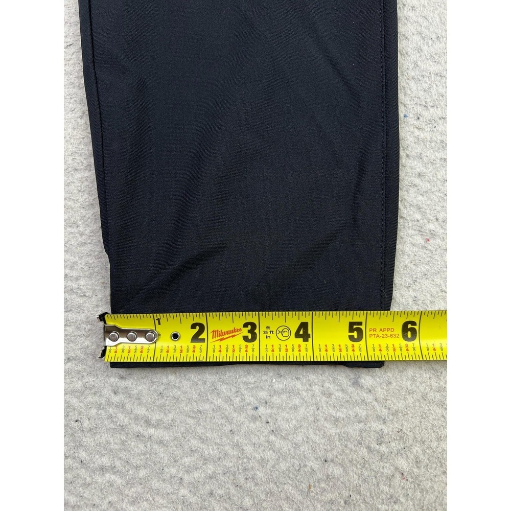 Cuts Pants Mens Large Black Jogger Tapered Elastic Cuff Performance Casual - Picture 12 of 13